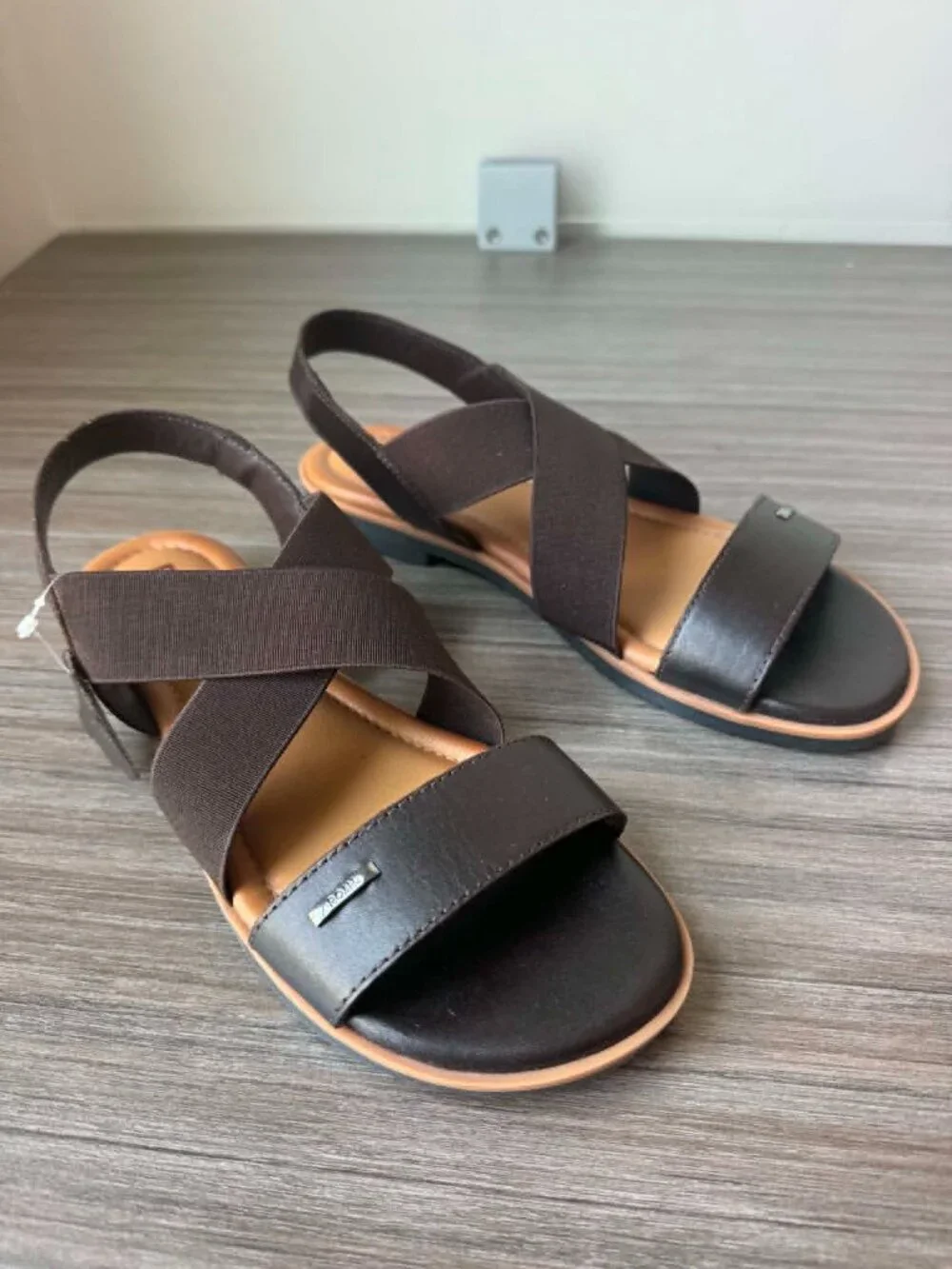 ROAN BY BED STU Theodora Sandals Leather Women $120 in Brown